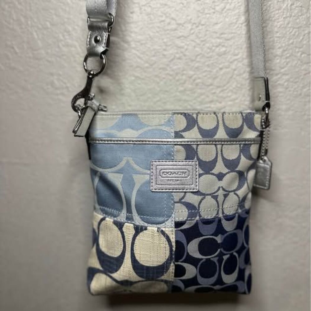 COACH Signature Patchwork Crossbody Bag